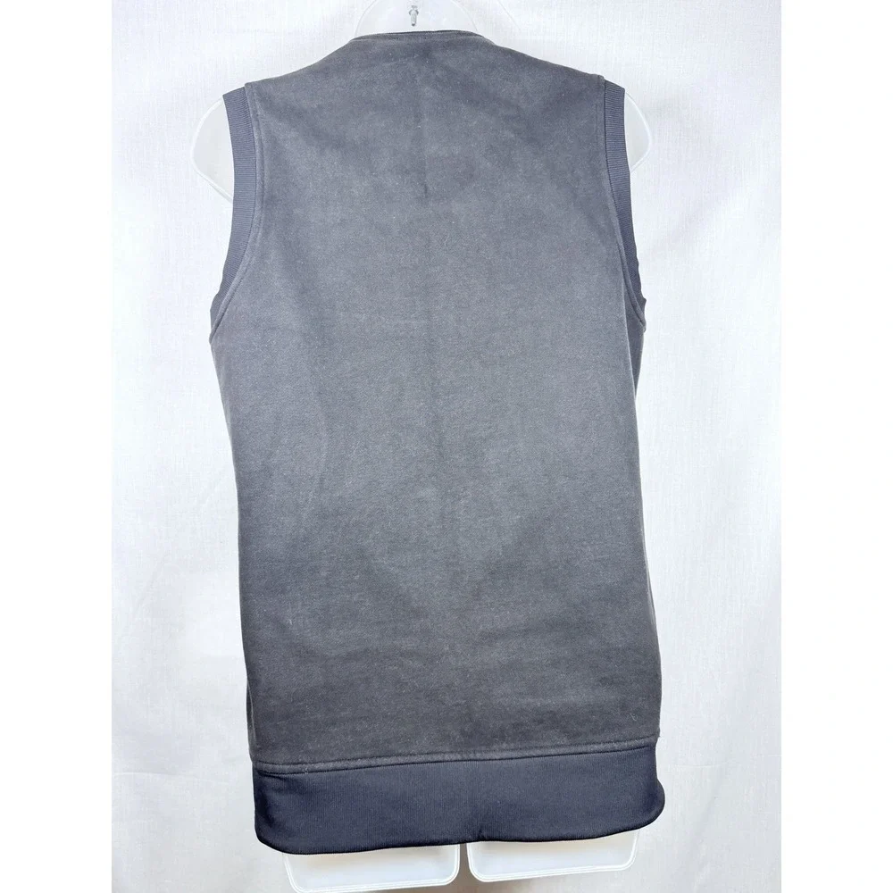 Lululemon‎ Departure Vest Black Fleece Full Copper Zip WOMEN SZ 8 Leopard Lined